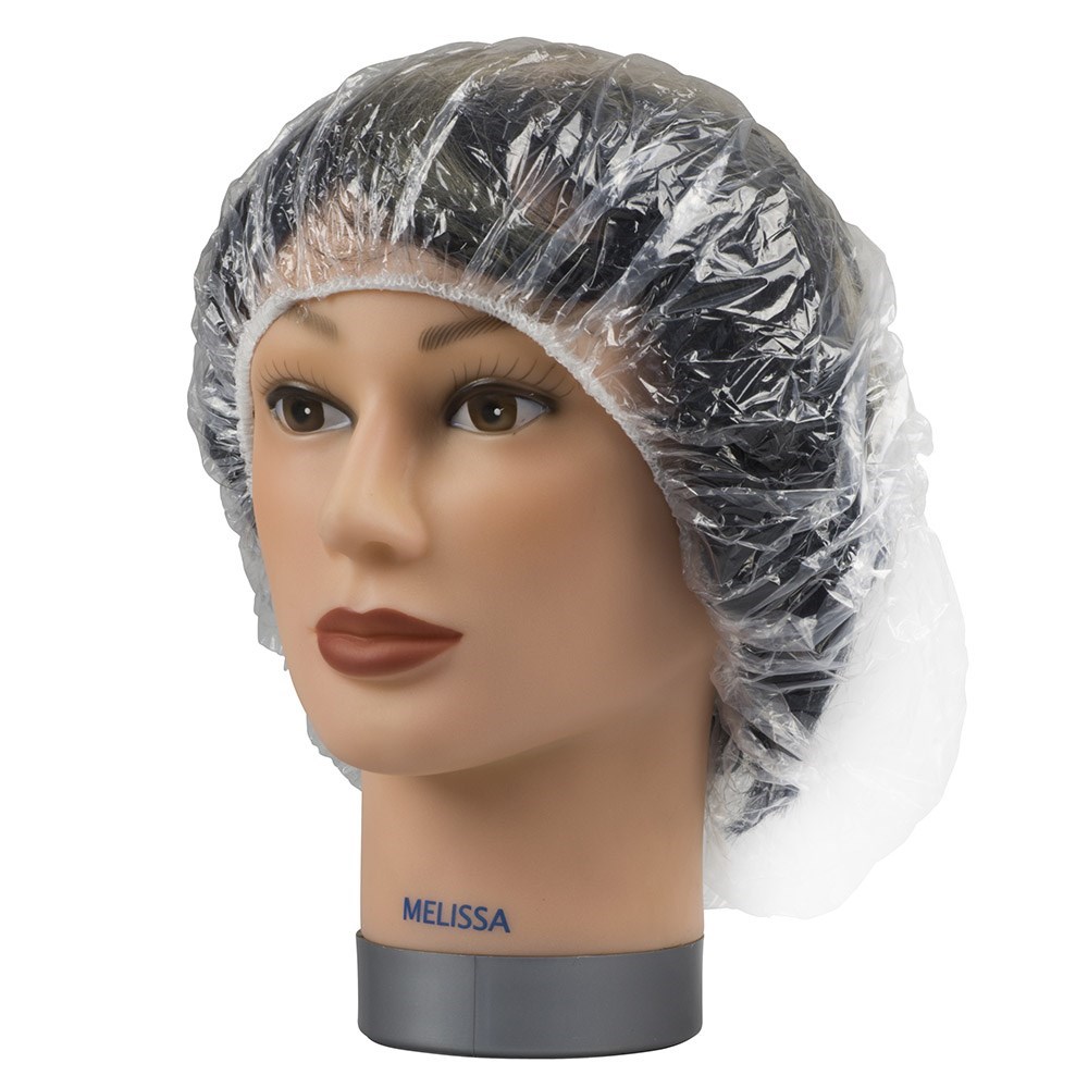 16 Pack Waterproof Shower Caps Elastic Plastic Band Bathing Salon Thic —  AllTopBargains