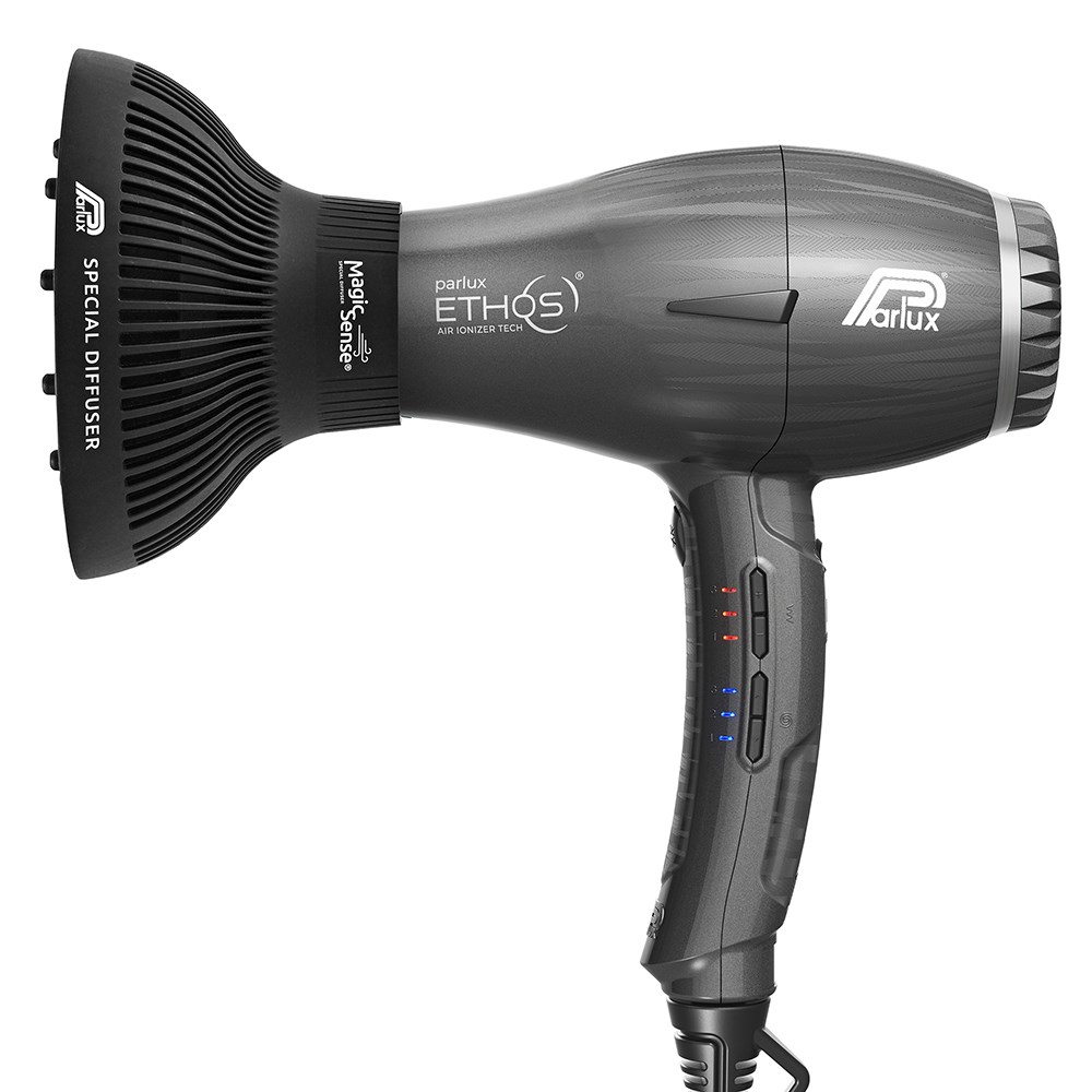 Parlux Ethos Hair Dryer and Diffuser Titanium Dateline Imports