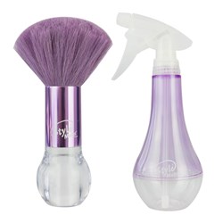 The Wet Brush Style Mates Neck Duster and Water Spray in Purple