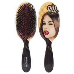 Brushworx Artists and Models Cushion Hair Brush Queen of High Maintenance
