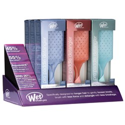 WetBrush Pro Hydro Tie Dye Paddle Detangler Display 9pc