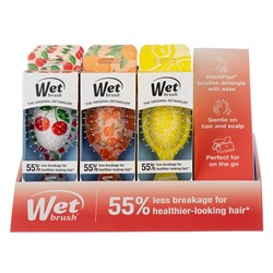 WetBrush Mini Tutti Frutti Detangler Display