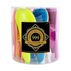 Premium Pin Company 999 Detangler Hair Brushes 12pc Display