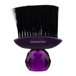Brushworx Crystal Neck Brush Purple
