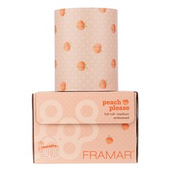 Framar Embossed Foil Roll Peach Please