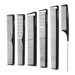 Silver Bullet Carbon Comb Set 6pc