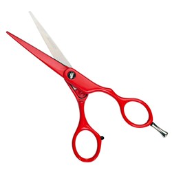 Iceman Retro 5.5" Hairdressing Scissors Red