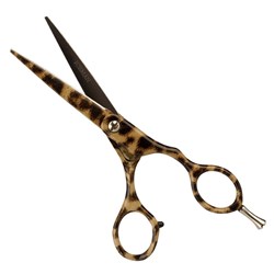 Iceman Retro 5.5" Hairdressing Scissors Leopard Print