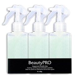 BeautyPRO Peppermint Spray-On Paraffin Wax - 6pk