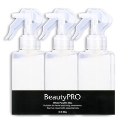 BeautyPRO White Spray-On Paraffin Wax - 6pk