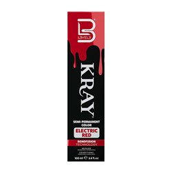 L3VEL3 Kray Semi Permanent Hair Colour Electric Red