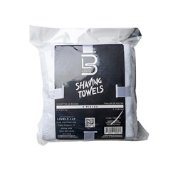 L3VEL3 Shaving Towel White 3pc