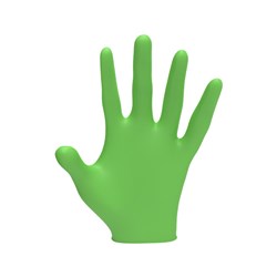 LVL3 NITRILE GLOVES LIME SML