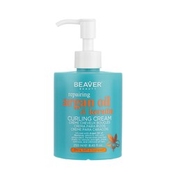 Beaver Argan Oil Keratin Repairing Curling Cream