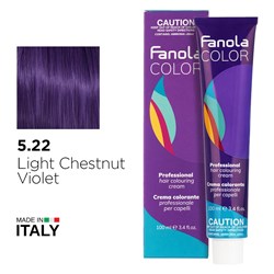 Fanola Color Hair Colour 5.22 Light Chestnut Violet