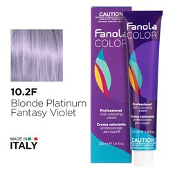 Fanola Color Hair Colour 10.2F Blonde Platinum Fantasy Violet
