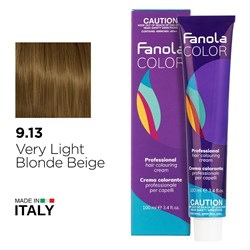 Fanola Color Hair Colour 9.13 Very Light Blonde Beige