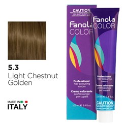 Fanola Color Hair Colour 5.3 Light Chestnut Golden
