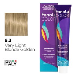 Fanola Color Hair Colour 9.3 Very Light Blonde Golden