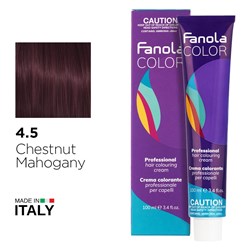 Fanola Color Hair Colour 4.5 Chestnut Mahogany