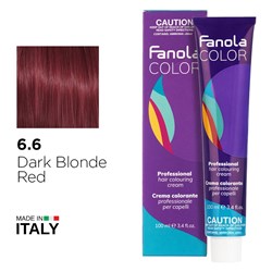 Fanola Color Hair Colour 6.6 Dark Blonde Red