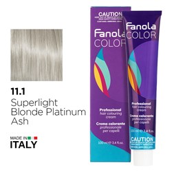 Fanola Color Hair Colour 11.1 Super Blonde Platinum Ash