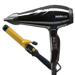 BaBylissPRO Attitude Hair Dryer and Curling Iron 32mm
