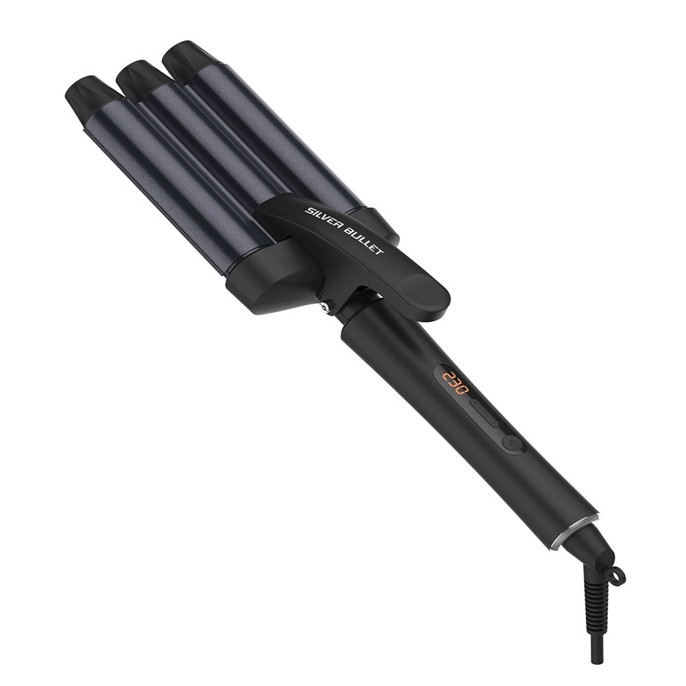 Silver Bullet WonderCurl Triple Barrel Curling Iron - Dateline Imports Silver Bullet WonderCurl Triple Barrel Curling Iron - Dateline Imports