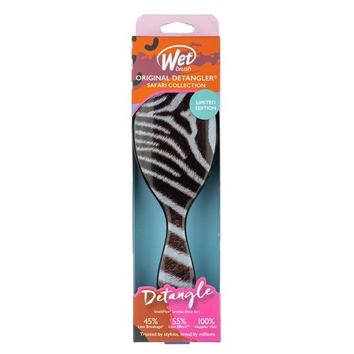 WetBrush Safari Original Detangler Brush Zebra