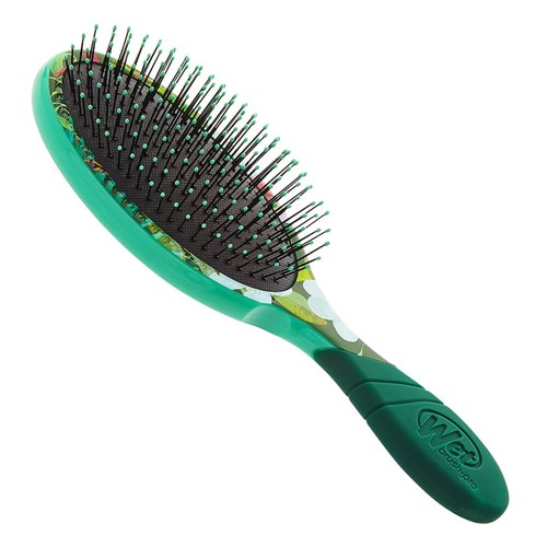 WetBrush Pro Detangler Hair Brush Neon Tropics Green