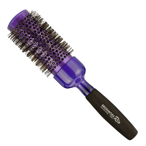 Brushworx Rio Purple X-Large Ceramic Hot Tube Hair Brush