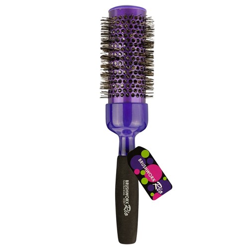 Brushworx Rio Purple X-Large Ceramic Hot Tube Hair Brush