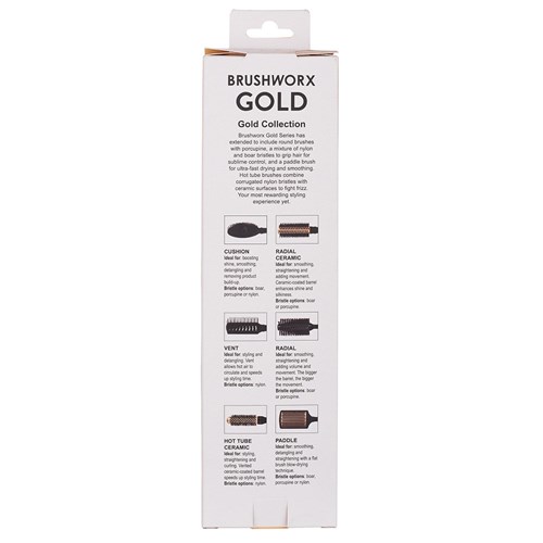 Brushworx Gold Cushion Brush