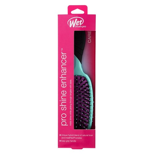 WetBrush Pro Shine Enhancer Hair Brush Aqua