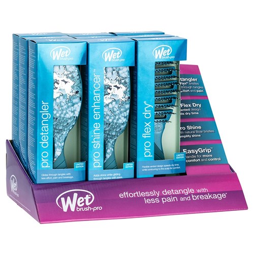 WetBrush Pro Mineral Etchings Display