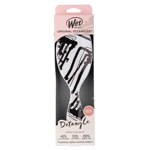 WetBrush Watercolour Motif Detangler Pink
