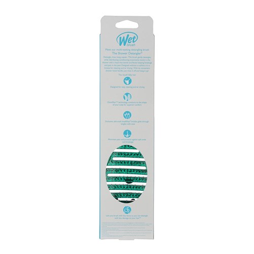 WetBrush Shower Detangler Green Glitter