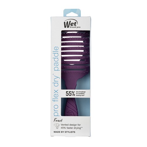 WetBrush Pro Frost Flex Dry Paddle Purple