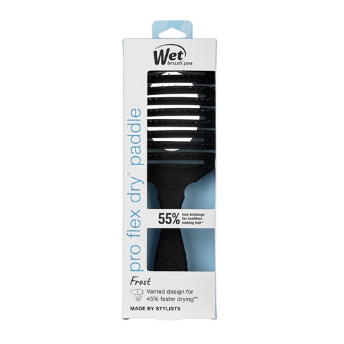 WetBrush Pro Frost Flex Dry Paddle Black