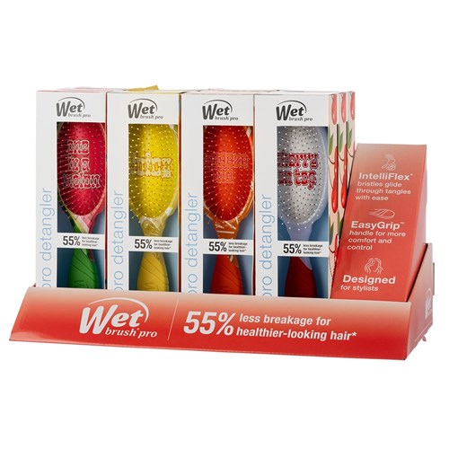 WetBrush Pro Tutti Fruitti Detangler Display