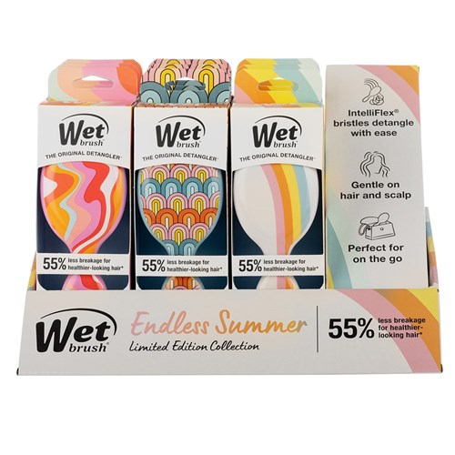 WetBrush Mini Endless Summer Detangler Display 9pc
