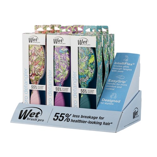 WetBrush Pro Into The Wild Detangler Display 9pc