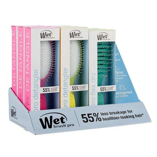 WetBrush Pro Hi Def Neon Display 9pc