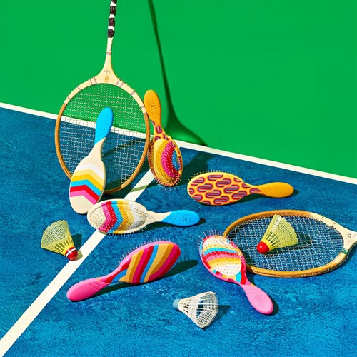 WetBrush Pro Retro Swirl Detangler Blue