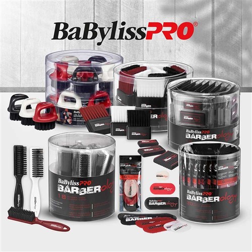 BaBylissPRO Barberology Fades And Blades Cleaning Brush White
