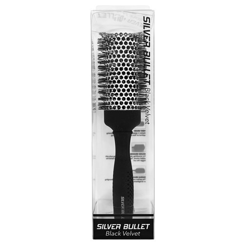 Silver Bullet Black Velvet Hot Tube Hair Brush Large