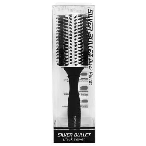 Silver Bullet Black Velvet Hair Brush Extra Large