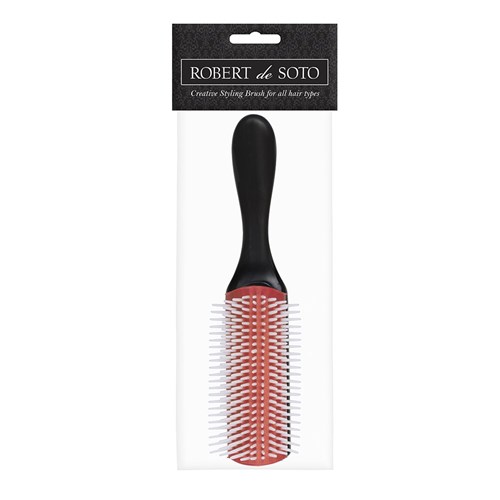 Robert de Soto Anti-Static 9 Row Styling Hair Brush 