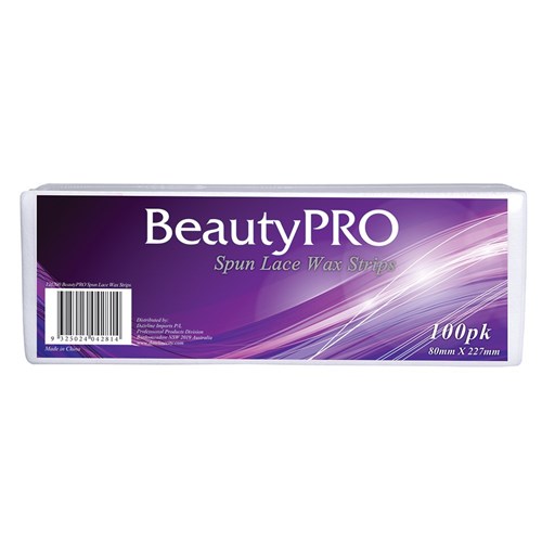 BeautyPRO Spun Lace Wax Strips 100pk