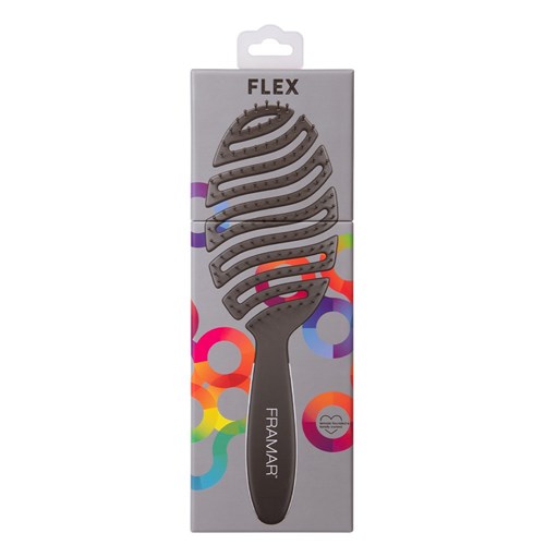 Framar Flex Hair Brush Black